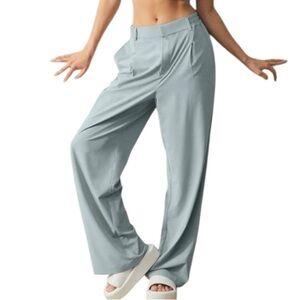 NWT! ALO Yoga Women's high waist pursuit trousers-cosmic grey